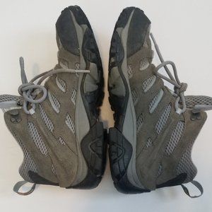 Merrell Moab Mid Waterproof Grey Women Hiking Boot vibram 9